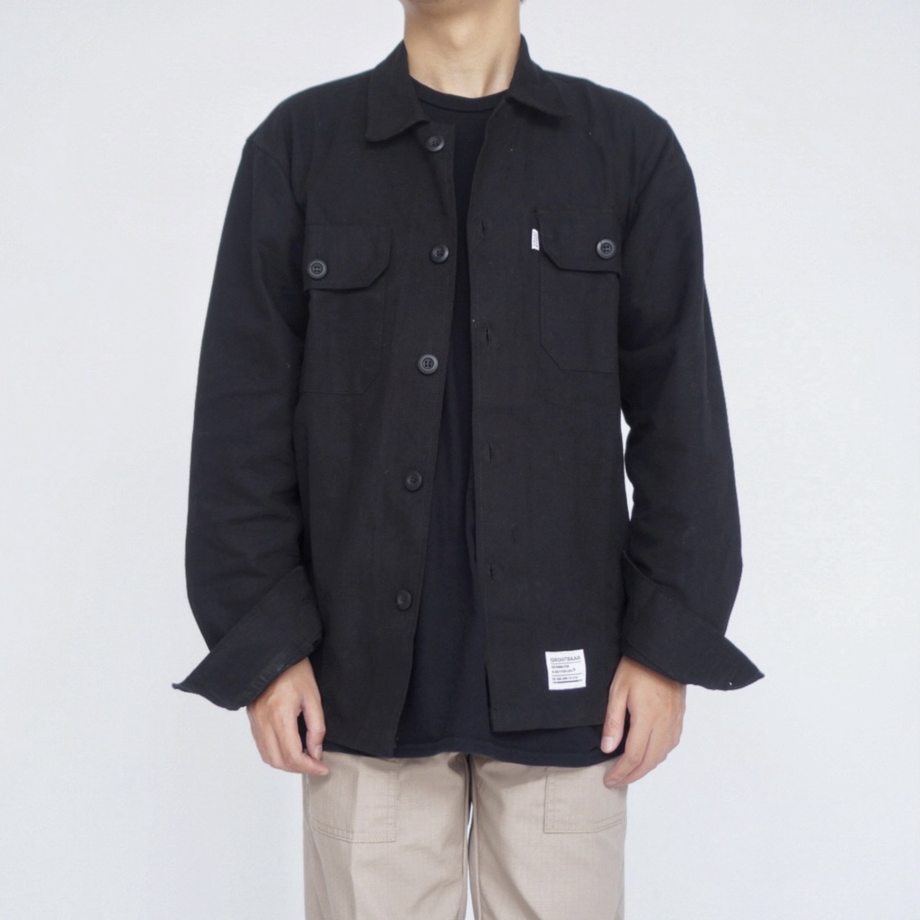 JAKET PARKA KANVAS GROOTBAAR - CHORE JACKET CANVAS - JACKET CHORE KANVAS