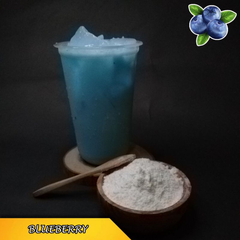 

bubuk minuman rasa blueberry