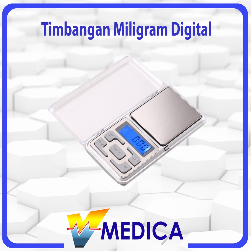 Timbangan Mini Digital Miligram / LED Kecil Timbangan Emas / Timbangan Miligram