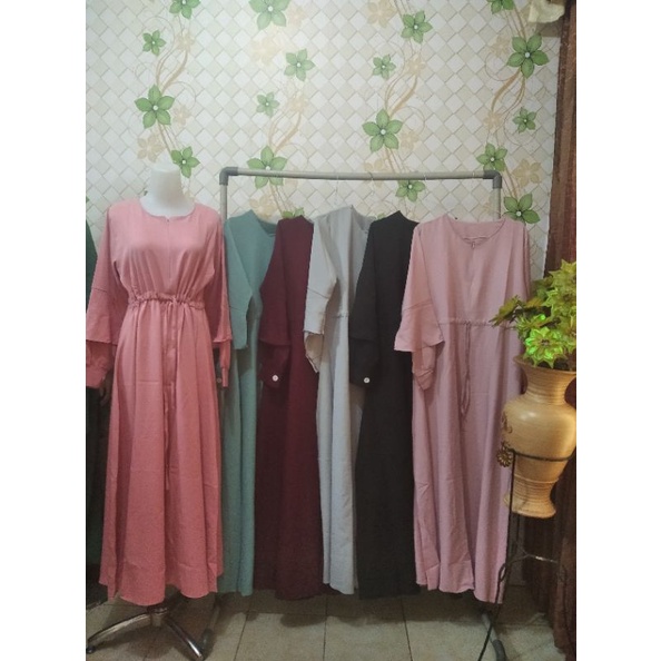 gamis naqiya tangan terompet