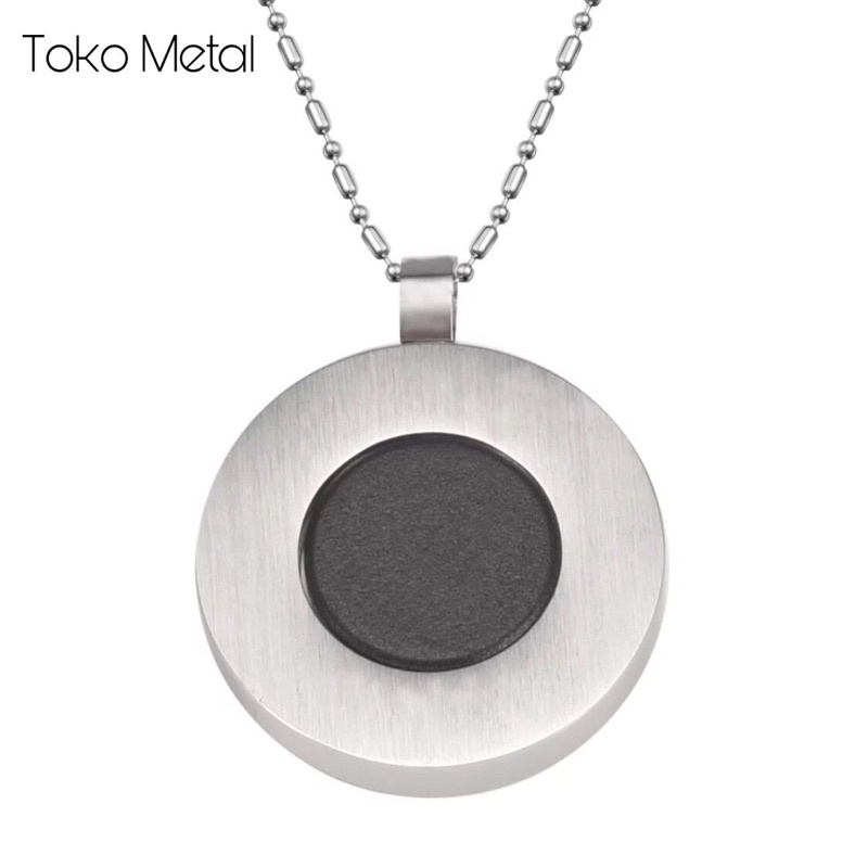 KALUNG TITANIUM KAPTEN AMERIKA / QUANTUM PENDANT/ [ TOKO METAL ]