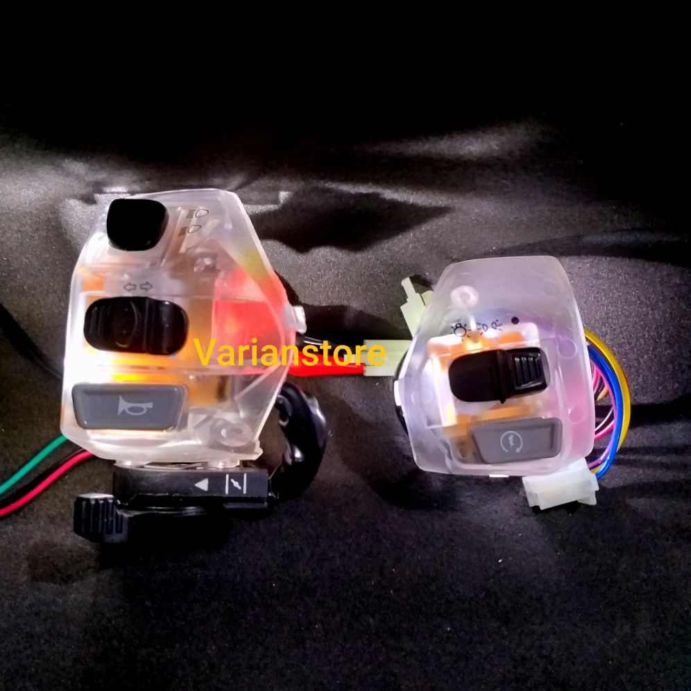 saklar set kiri kanan lampu transparan motor yamaha mio J soul gt jupiter mx