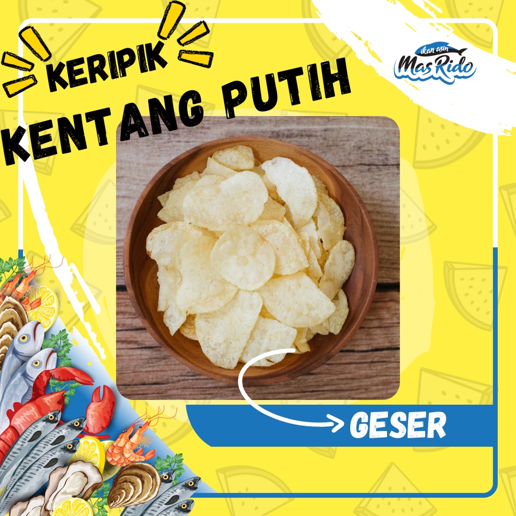 

Kentang Putih Keripik Kentang Original Camilan Kentang Renyah Gurih