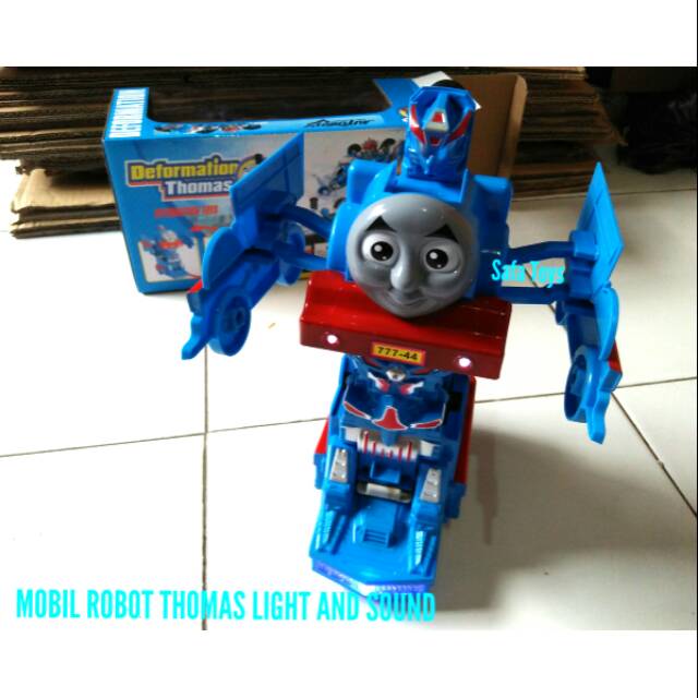 Mainan Anak Kereta Thomas Bisa Berubah Jadi Robot Deformation Thomas