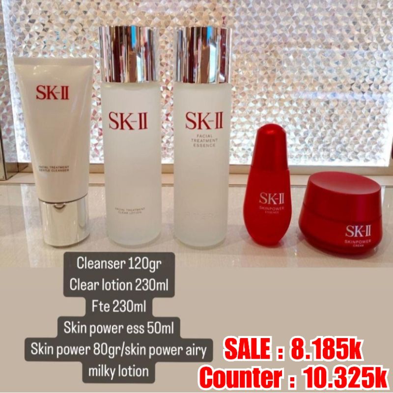 SKII / SK-II / SK II / SK2 Paket Whitening Untuk Flek/Anti Aging