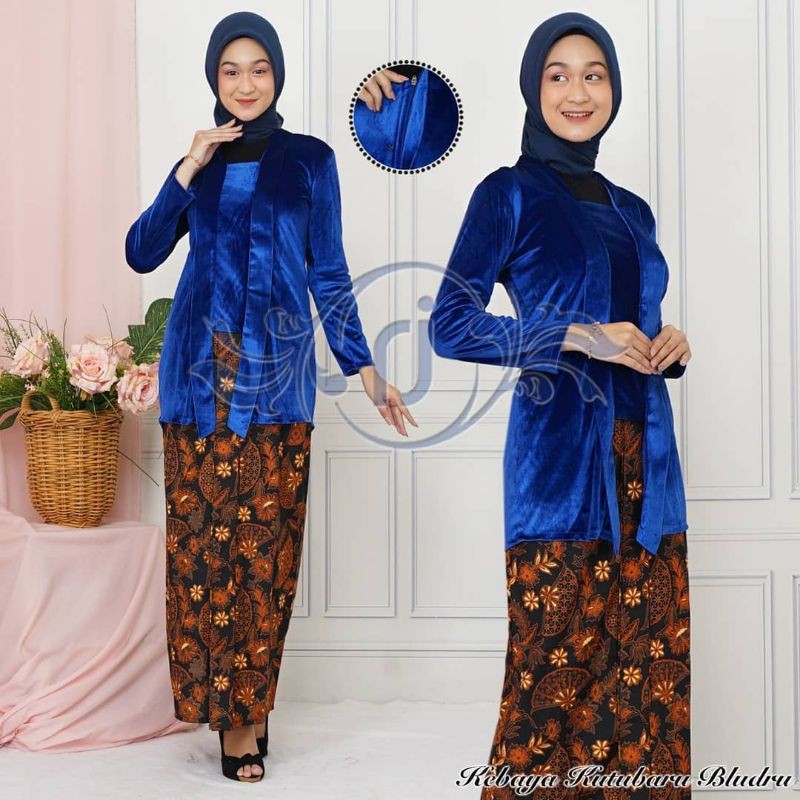 ATASAN KEBAYA KUTUBARU BLUDRU PREMIUM