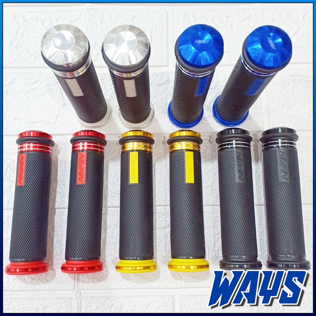 [X208] NISSIN Handgrip Grip Handfat Motor Mio Beat Scoopy Jupiter Supra ADV Nmax Aerox Vario Satria