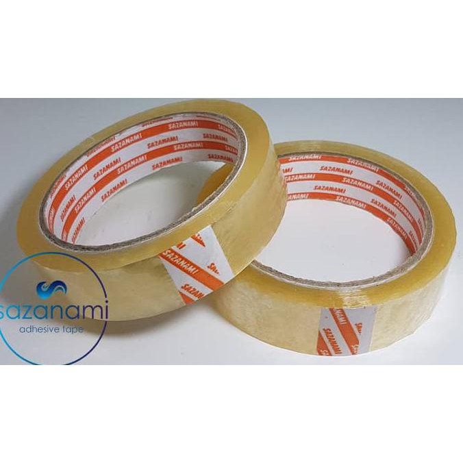 

1 BOX isolasi bening 1" Inch x 72Y sazanami selotip solasi lakbanGOJEK