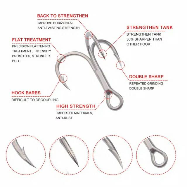 Kail Proberos BKB Treble Hook Stainless