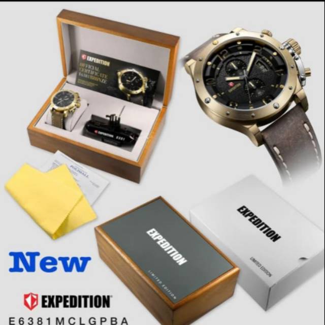 JAM TANGAN PRIA EXPEDITION LIMITED EDITION E6381 ORIGINAL GARANSI RESMI 1 TAHUN