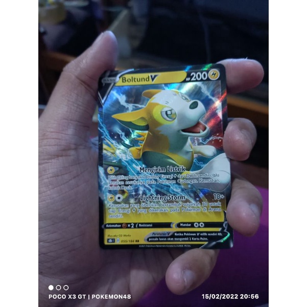 kartu pokemon bahasa Indonesia boltund v rr