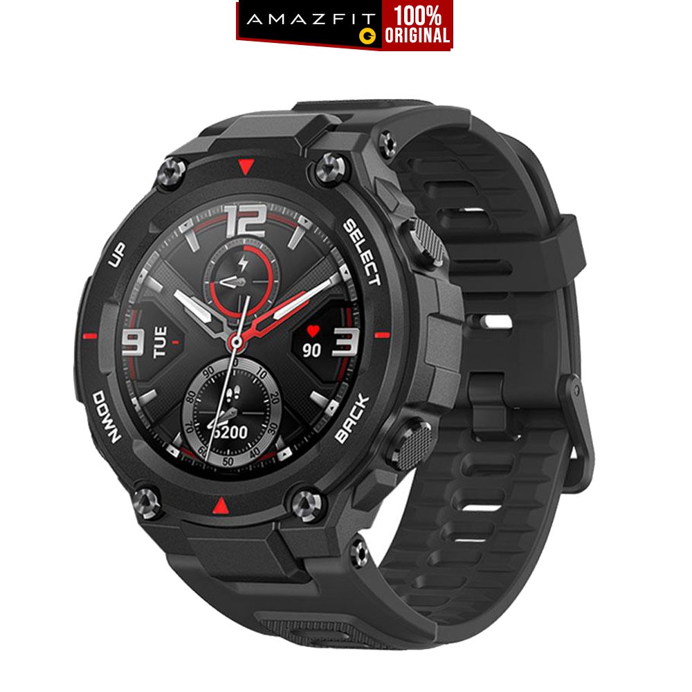 

Smartwatch Amazfit T-Rex Huami Original GPS Waterproof Amoled Display Jam Tangan Pintar