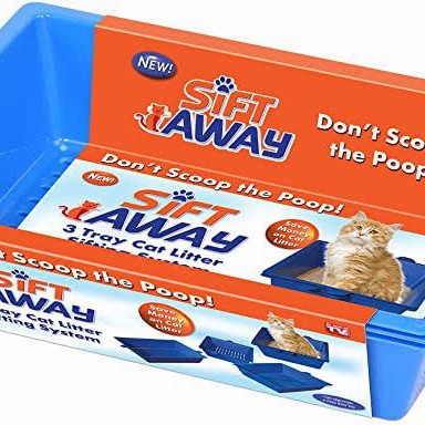 litter box kucing otomatis / self sifting litter box