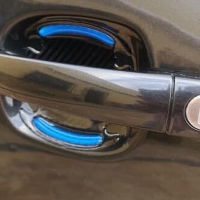 Y PELINDUNG GAGANG PINTU MOBIL HANDLE PINTU CARBON PAJERO SPORT ☋ ✱¢
