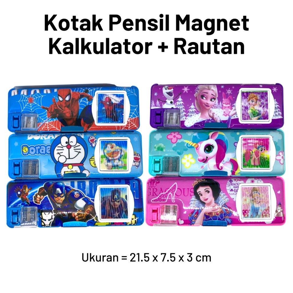 

KOTAK PENSIL MAGNET + KALKULATOR MURAH KARAKTER ⬇️⬇️