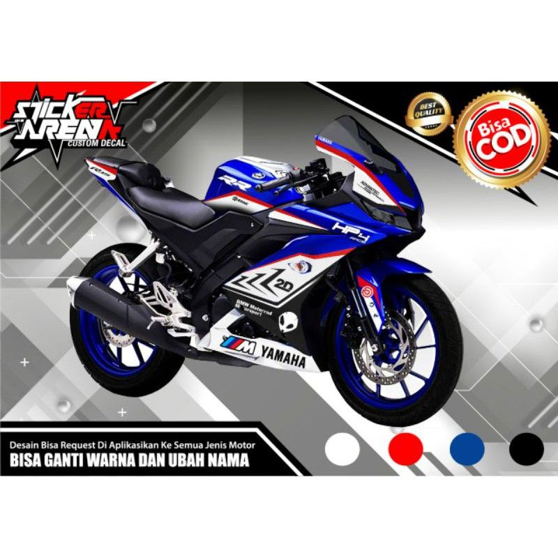 DECAL STIKER STICKER ALL NEW YAMAHA R15 V3 HP-4 RR VARIASI FULL BODY BISA CUSTOME