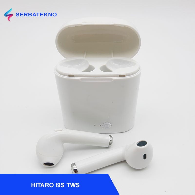 Hitaro i9S Dual TWS Headset Bluetooth Earphone Wireless Murah Bergaransi