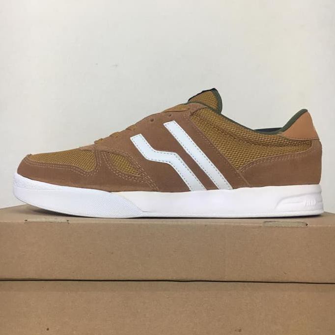 promo sepatu casual piero falcon brown white p10539 original bnib terbaru