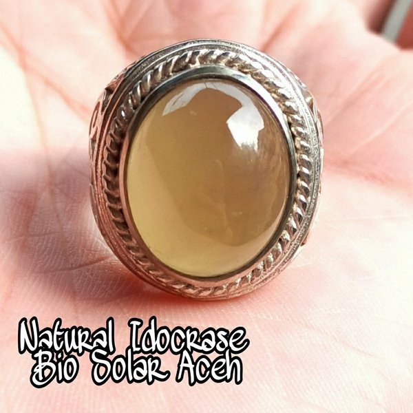 CINCIN BATU AKIK NATURAL IDOCRASE BIO SOLAR ACEH KANTORAN