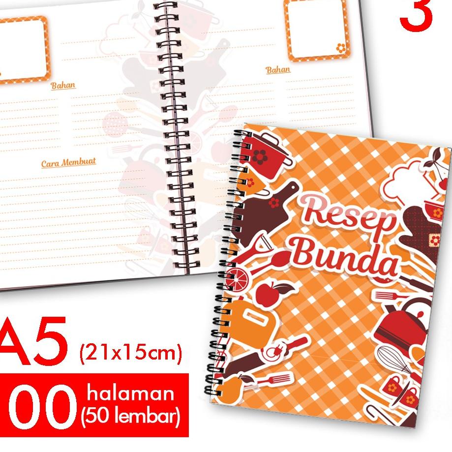 

[SA836] Notebook Buku Catatan Resep Masakan [xu -159]