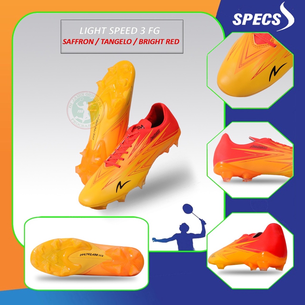 Specs Lightspeed 3 FG Sepatu Bola Original