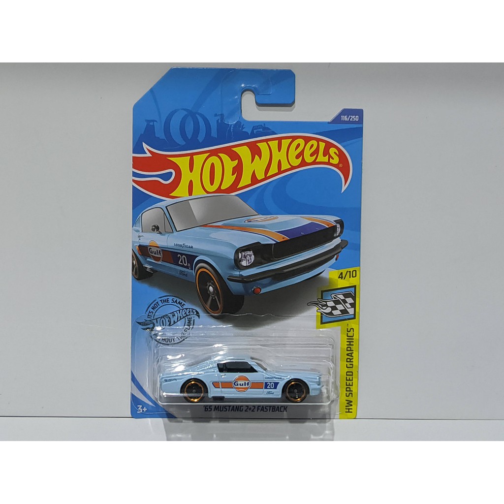 Hotwheels Ford Mustang 2+2 Fastback 65 Gulf