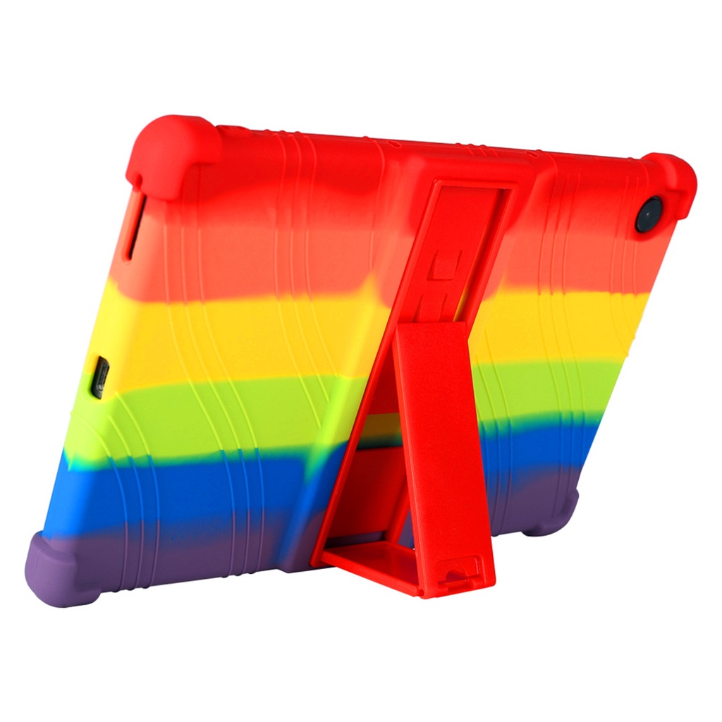 Casing Silikon Samsung Galaxy Tab A8 10.5 2021 SM-X200 SM-X205 Shockproof Dengan Kickstand