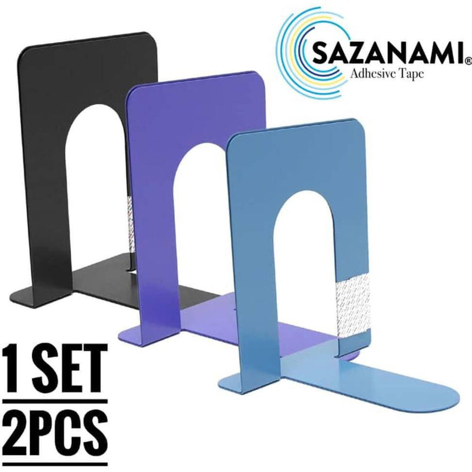 

TERMURAH PENAHAN BUKU STANDARD BOOK SANDARAN BUKU PEMBATAS BUKU 1 SET 2PCS
