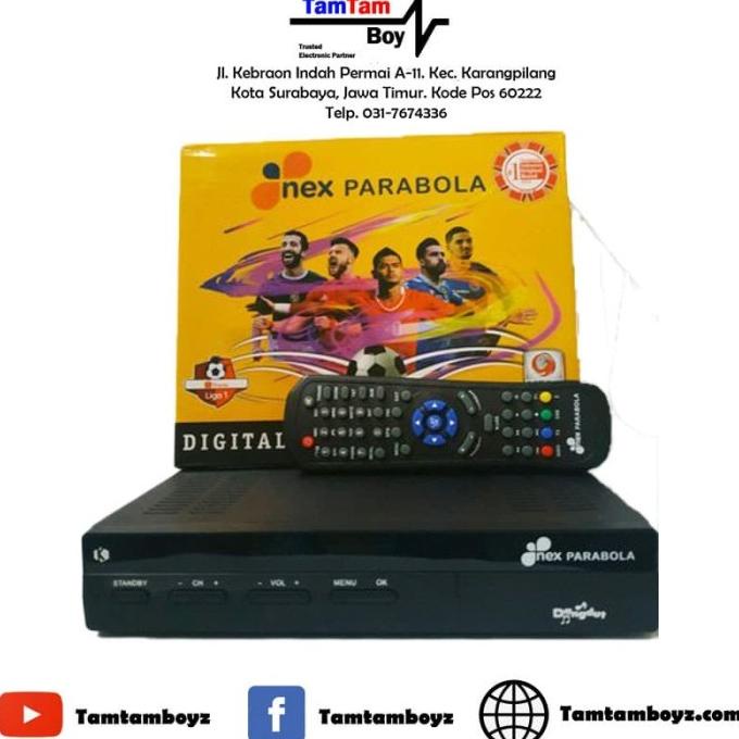 Receiver Parabola Nex Parabola Kuning Hybrid Gratis Lokal dan Premium