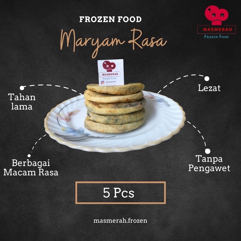 

Roti Maryam Rasa / Canai / cane frozen