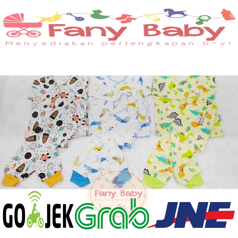 Little Queen Setelan Lengan Panjang Celana Panjang Newborn 3Pcs