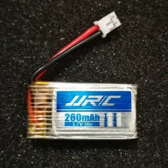 Lipo Battery Baterai 1s 260mah 3.7v JJRC H67 Eachine E011 Dengan JST PH 2.0 bu