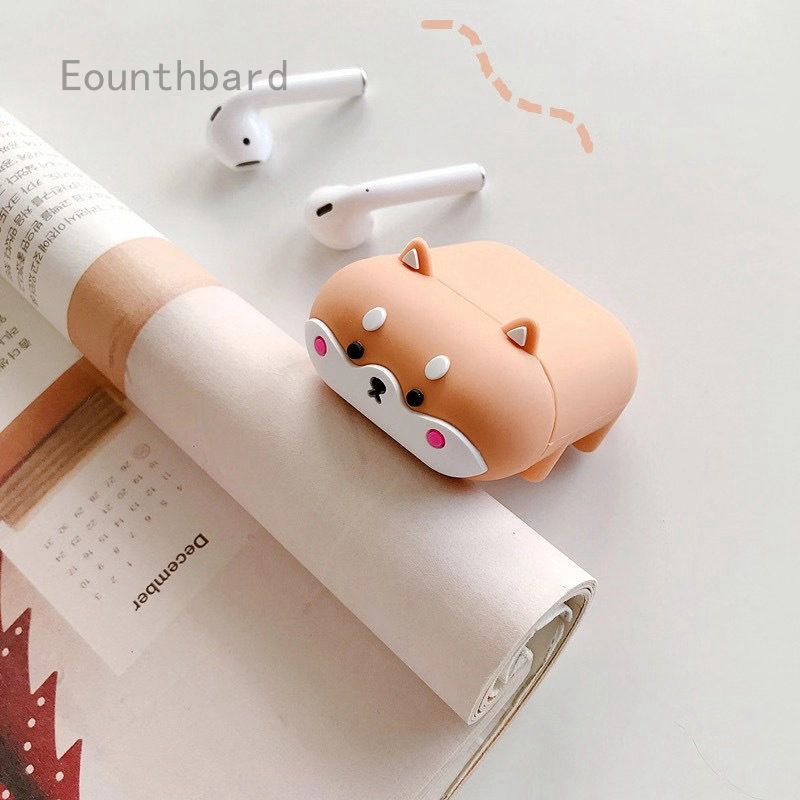 Eounthbard Case Cover Airpods 1 / 2 Generation Universal Desain Kartun Anjing Corgi Lucu