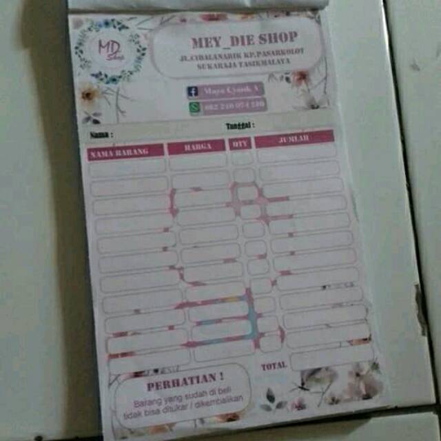 

pesanan custom