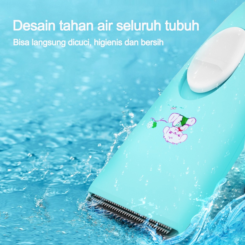 Baby Hair Clipper Alat Cukur Rambut Bayi Anak Lengkap &amp; Mudah untuk Dicuci/C 140