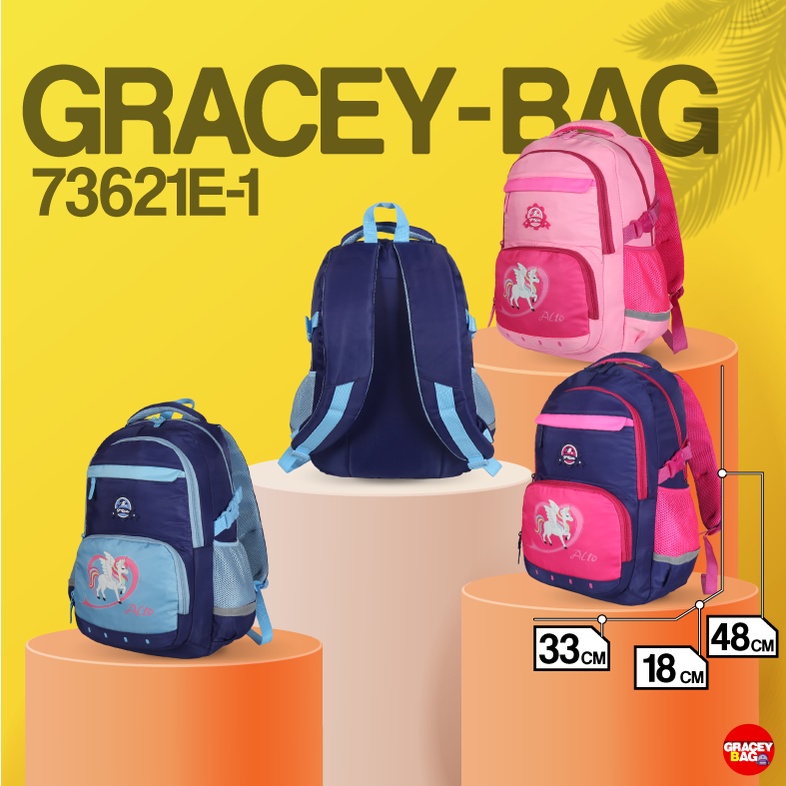 GB- 73621E Tas Ransel Anak Perempuan / Remaja Silvergirl