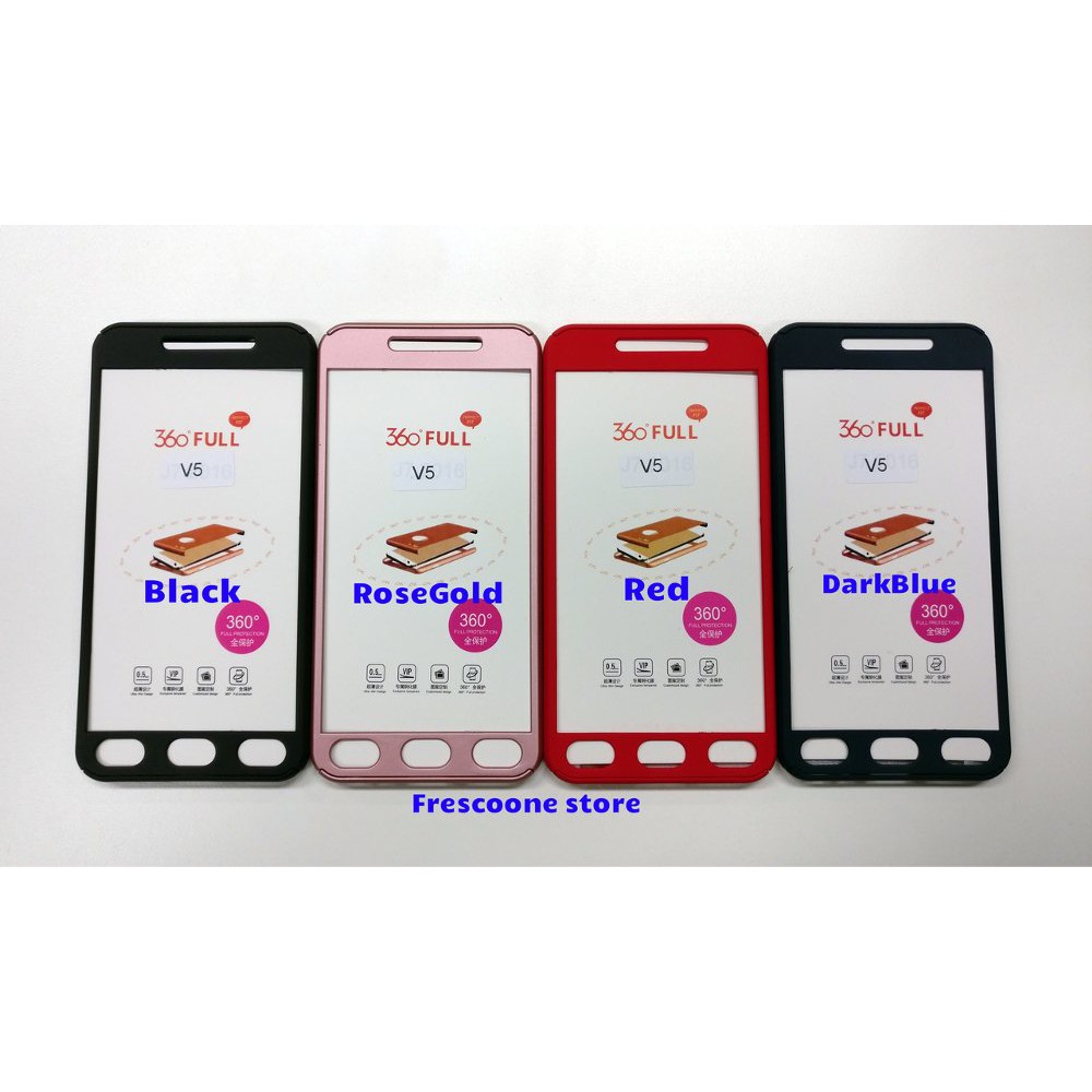 Hardcase Neo Hybird 360 VIVO V5/V5 S/V5/V7+ LITE fullset gratis Tempered glass case depan belakang