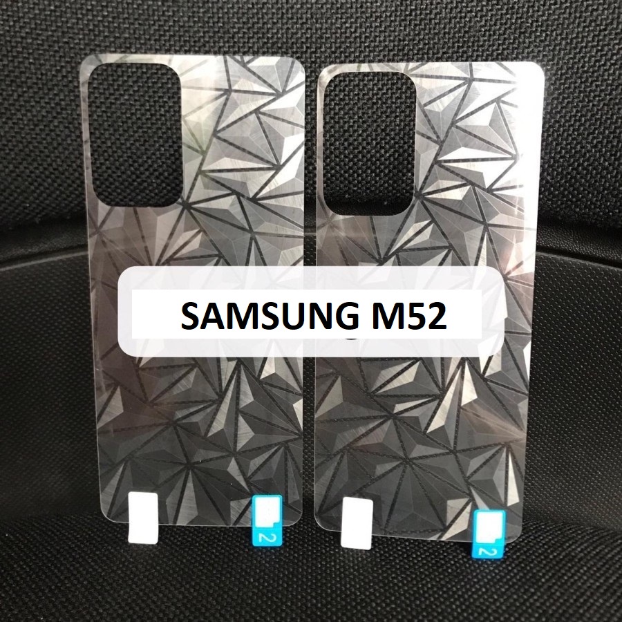 SAMSUNG A24 A14 4G A14 5G A13 4G A04S A23 5G M22 M32 M52 M62 A22 4G A22 5G ANTI GORES BELAKANG SKIN BACK DIAMOND 3D SPIRAL, GARSKIN ANTI JAMUR MOTIF TRANSPARAN PELINDUNG