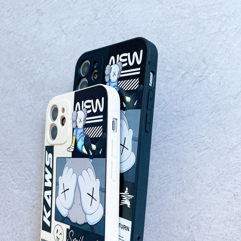 Cool Kaws Soft Case OPPO A71 Realme 5 5S 5i C3 C15 C12 Narzo 20 7i C17 8 Pro Casing Xiaomi Redmi Note 8 9 10 Pro