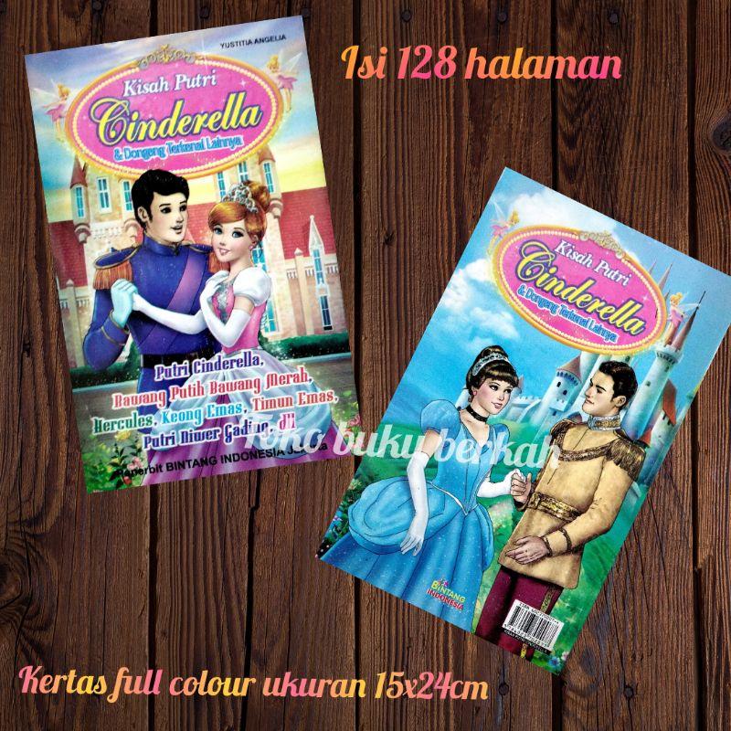 buku kisah putri cinderella (15x24cm)