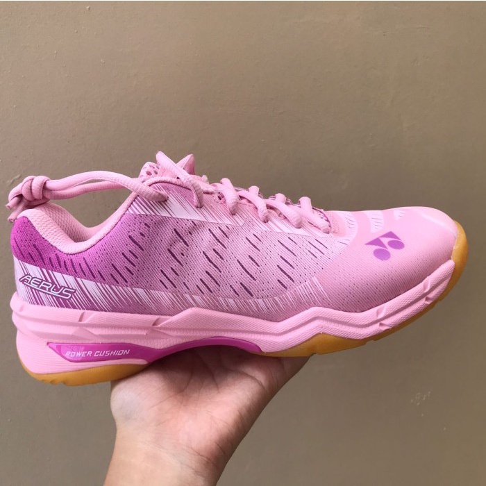 [COD] Hot Promo Sepatu Badminton Yonex Aerus X Original - Pink