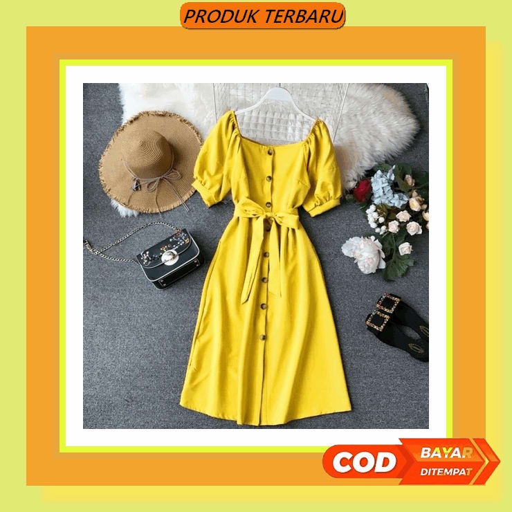 Baju Dress Wanita Korea Baju Casual Dres Kaos Terusan Perempuan Rara Set Dress Casual Anastasia / Dr