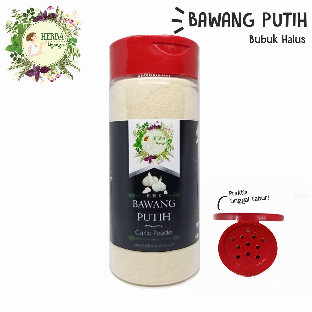 

BAWANG PUTIH BUBUK TABUR GARLIC POWDER REMPAH - HERBA NYONYA 50 gr