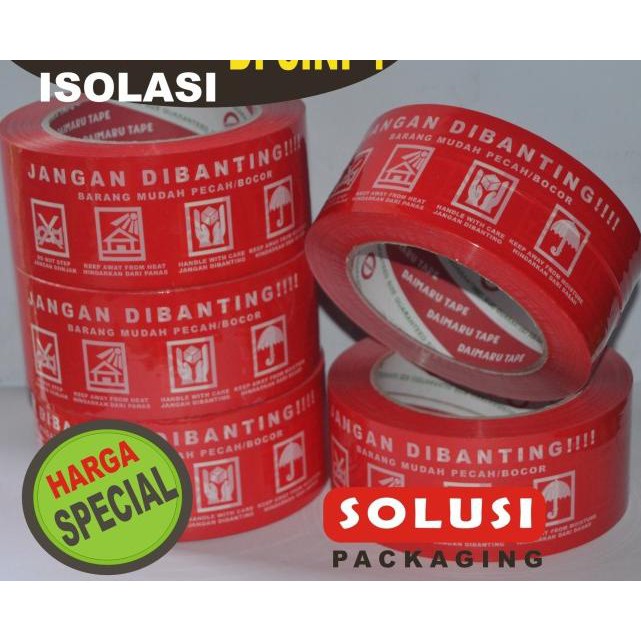 

☆ ISOLASI JANGAN DIBANTING / ISOLASI FRAGILE / LAKBAN COKLAT / ISOLASI ➫