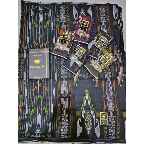 Sarung Murah Raja Mulia Rayon Motif SGE Print Bukan Atlas Wadimor Ardan
