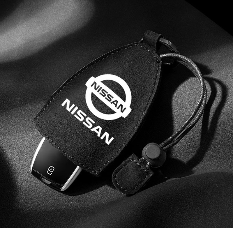 Suede Car key bag Universal fob for Nissan Car Key Case