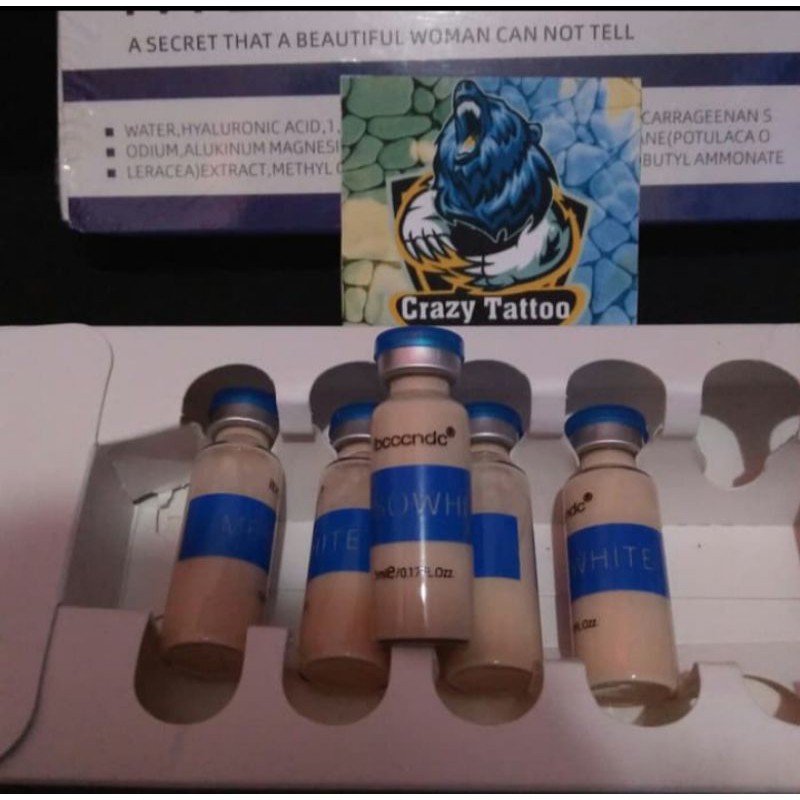 Serum dermawith mesowith serum Bb glow dermapen pemutih wajah perbotol