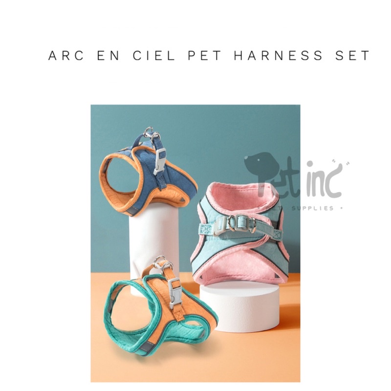 ARC EN CIEL HIPIDOG PET HARNESS SET