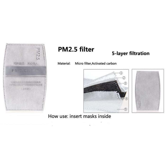 MASKER FILTER PM2.5 RESPIRATOR  ANTI POLUSI MEMBASMI VIRUS DALAM SENYAP