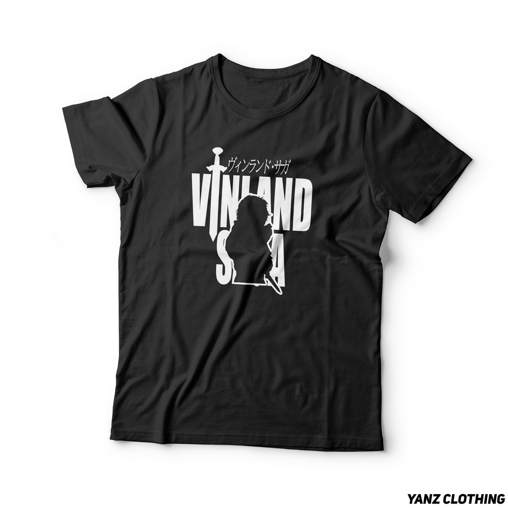 Kaos Anime Vinland Saga Logo Teks - Kaos Distro